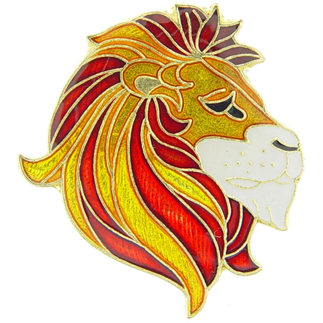 Lion Head Pin 1" Michaels