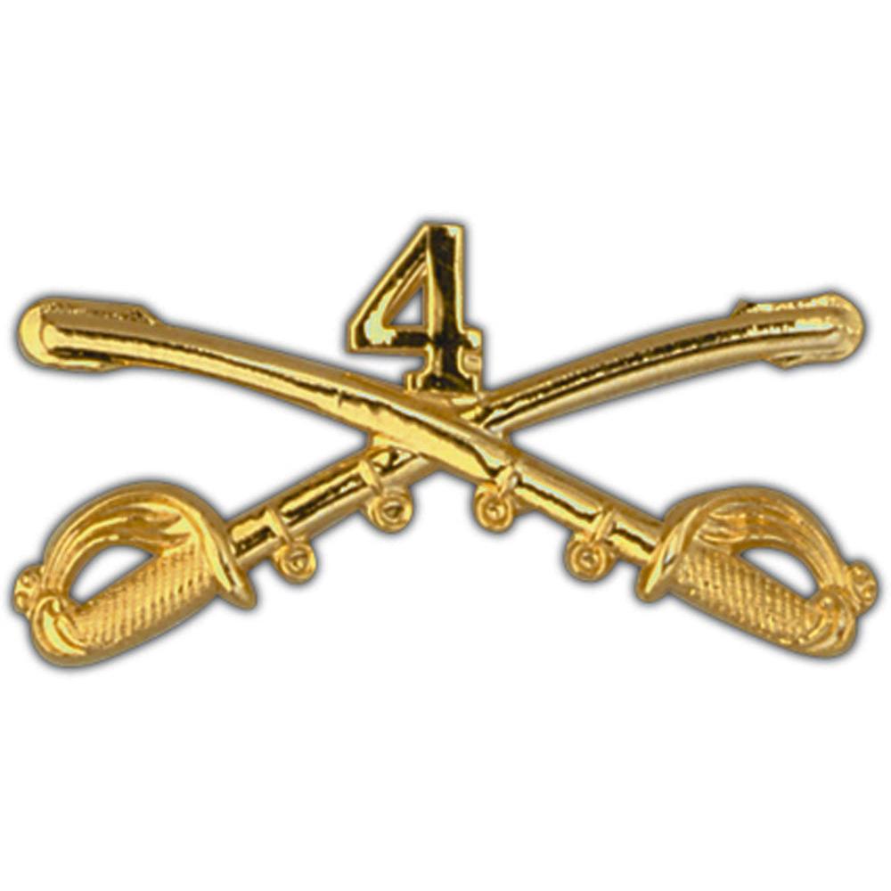 U.S. Army 4th Cavalry Pin 2 1/4&#x22;