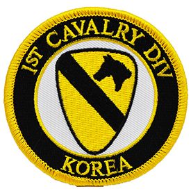 U.S. Army 1st Cavalry Division Korean Service Patch 3&#x22;