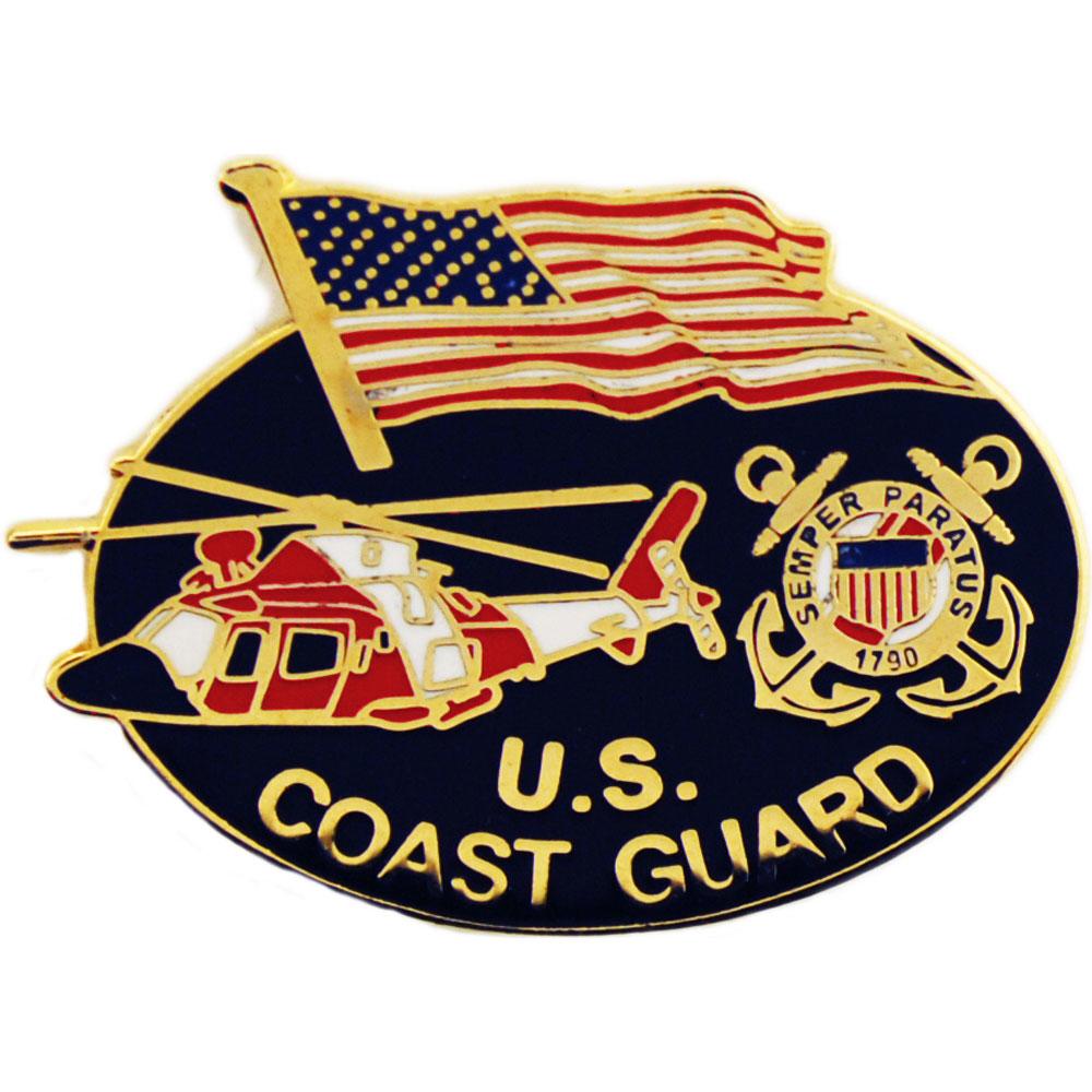 U.S. Coast Guard Service Pin 1&#x22;