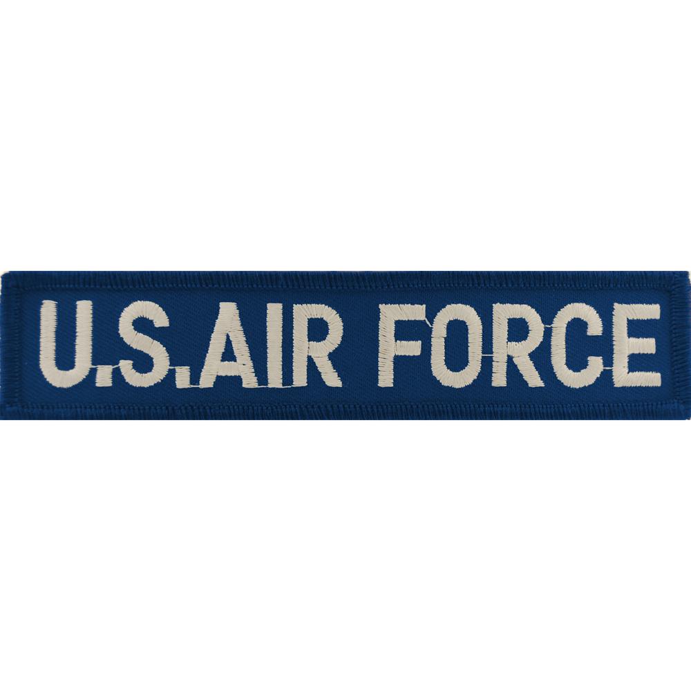 U.S. Air Force Patch Blue &#x26; White 1 1/4&#x22; x 5 1/4&#x22;
