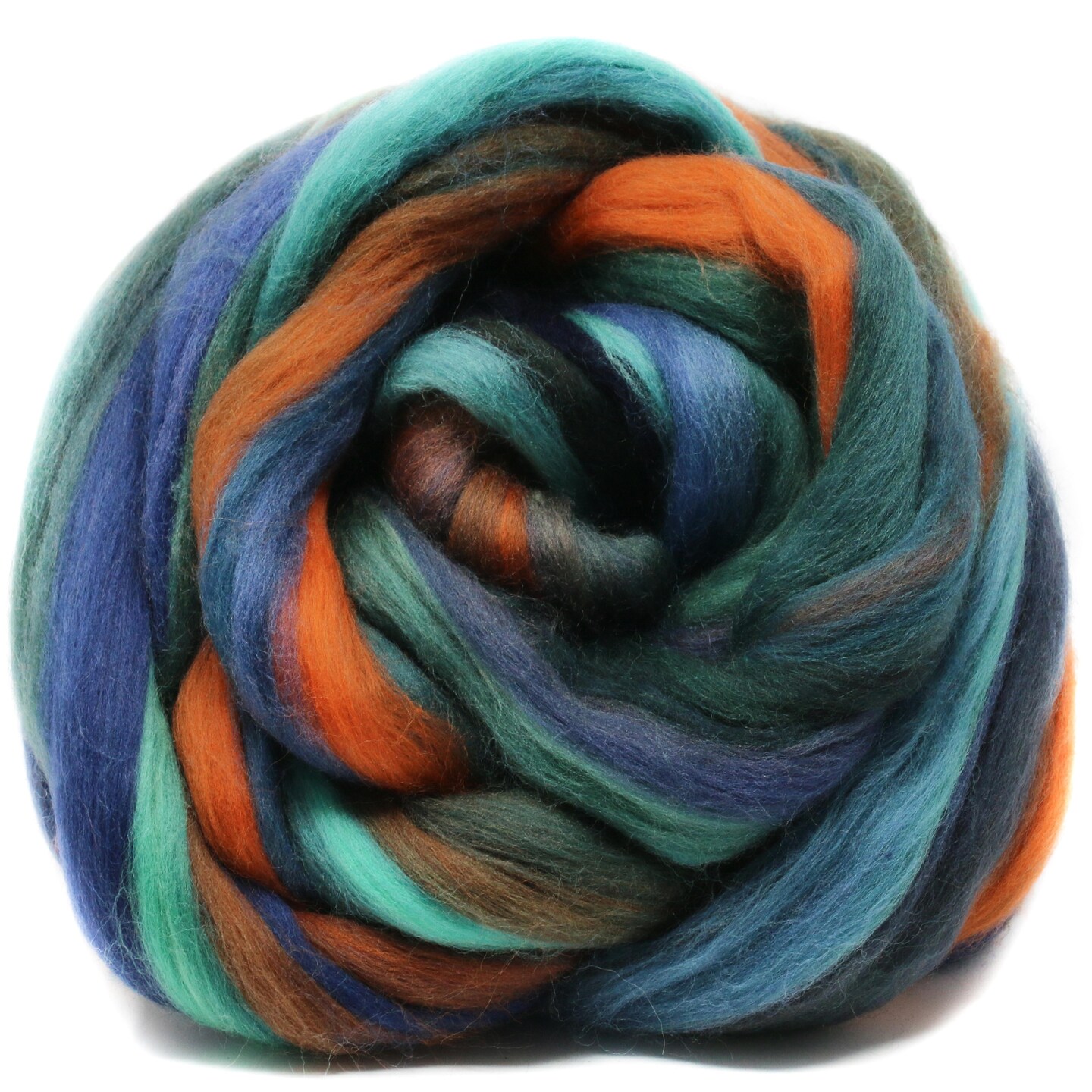 100% Superfine Merino Fiber: Top Notch. Soft Combed Top Roving Color Blend for Spinning, Felting, Weaving