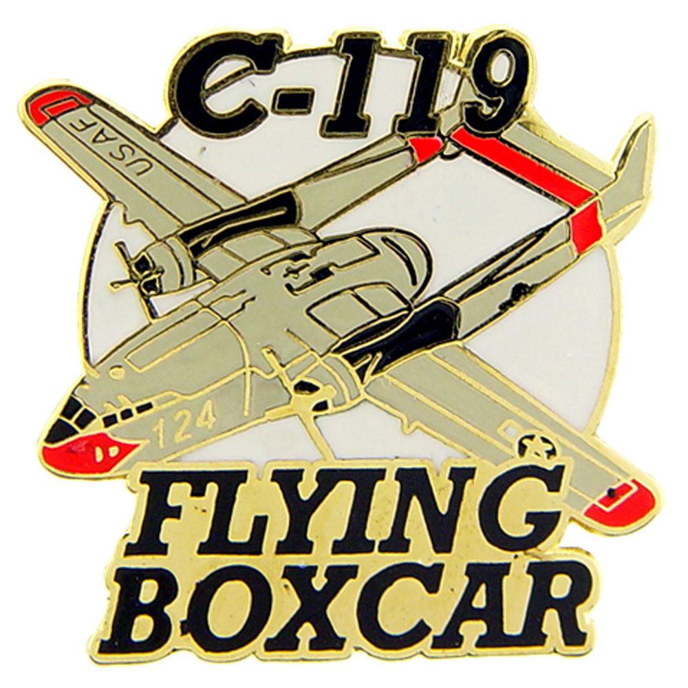 C-119 Flying Boxcar Airplane Pin 1 1/2&#x22;