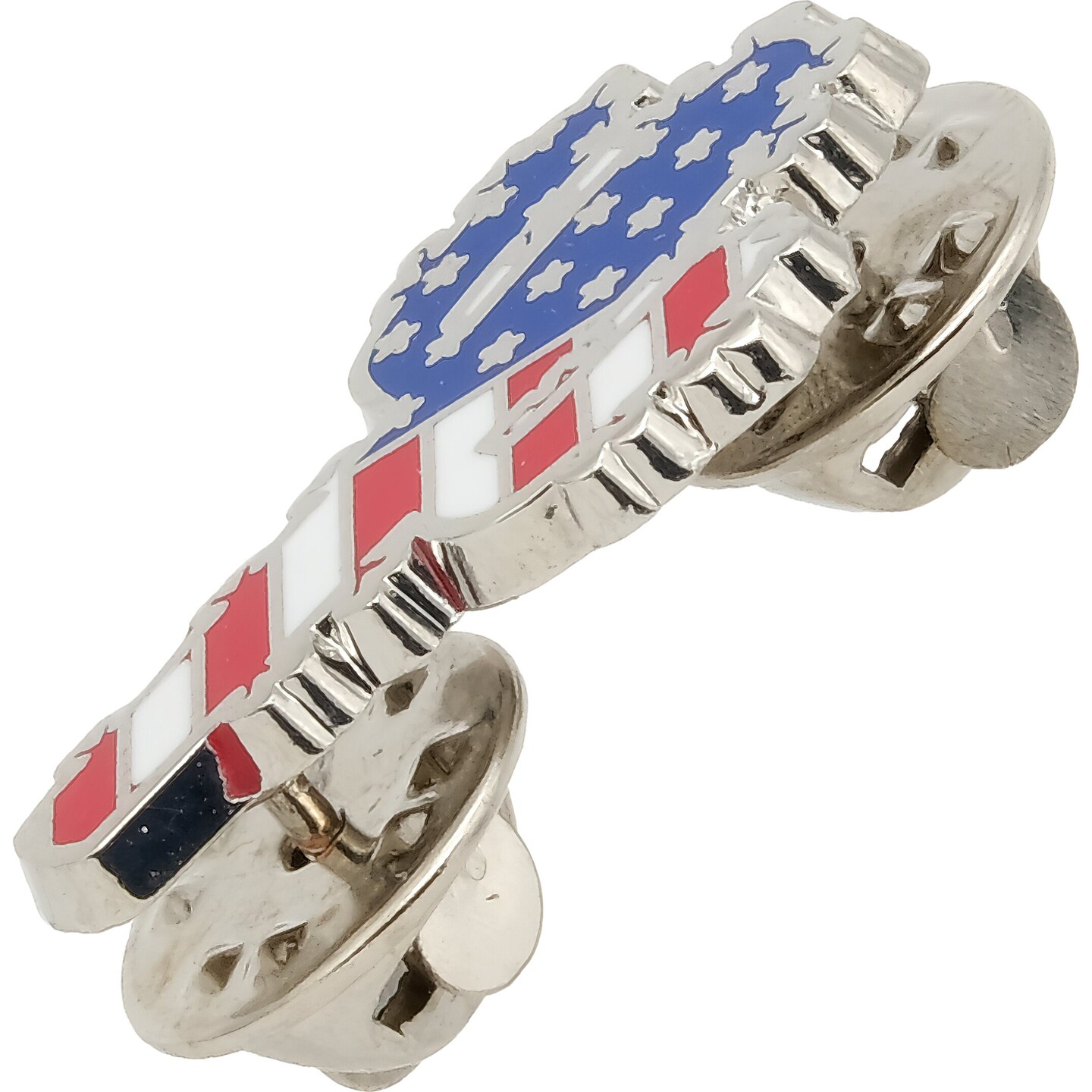 Saguaro Cactus American Flag  Pin 1&#x22;