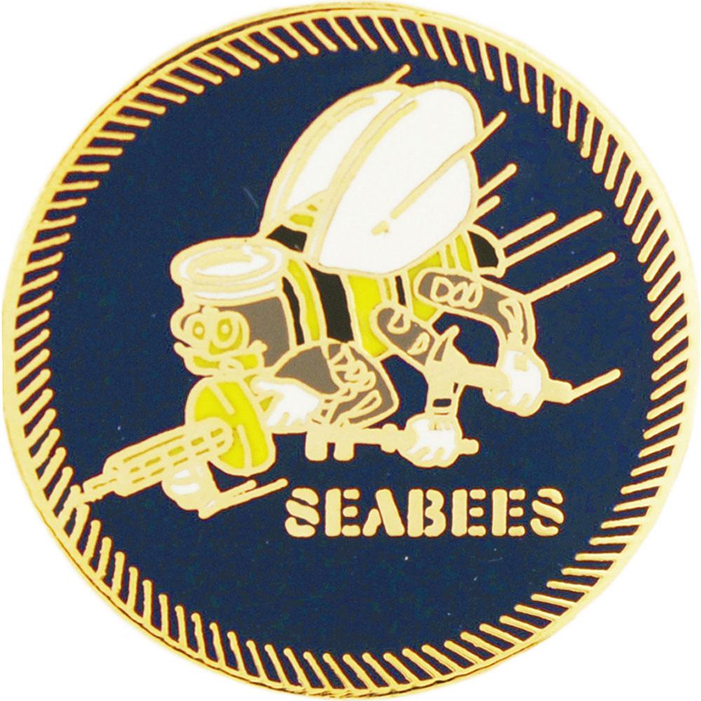 EE, Inc. United States Navy Seabees Pin Military Collectibles for Men Women