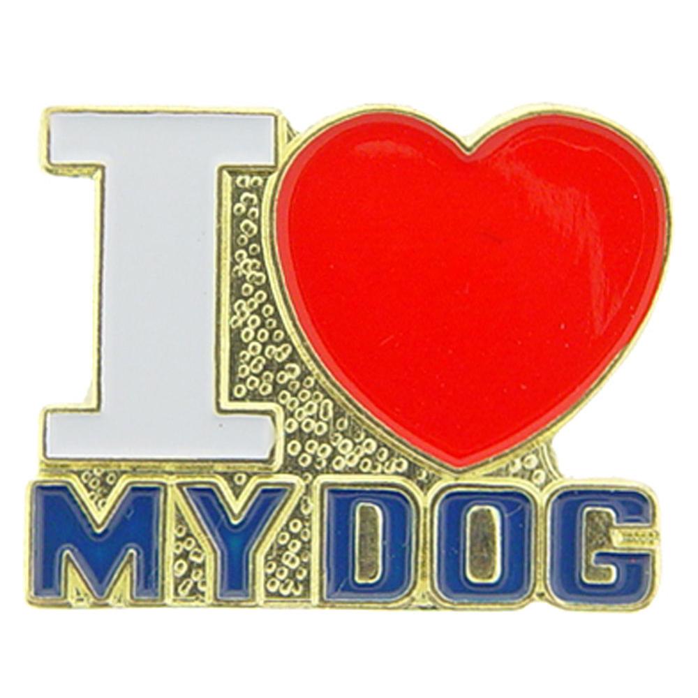 I Love My Dog Pin 1&#x22;