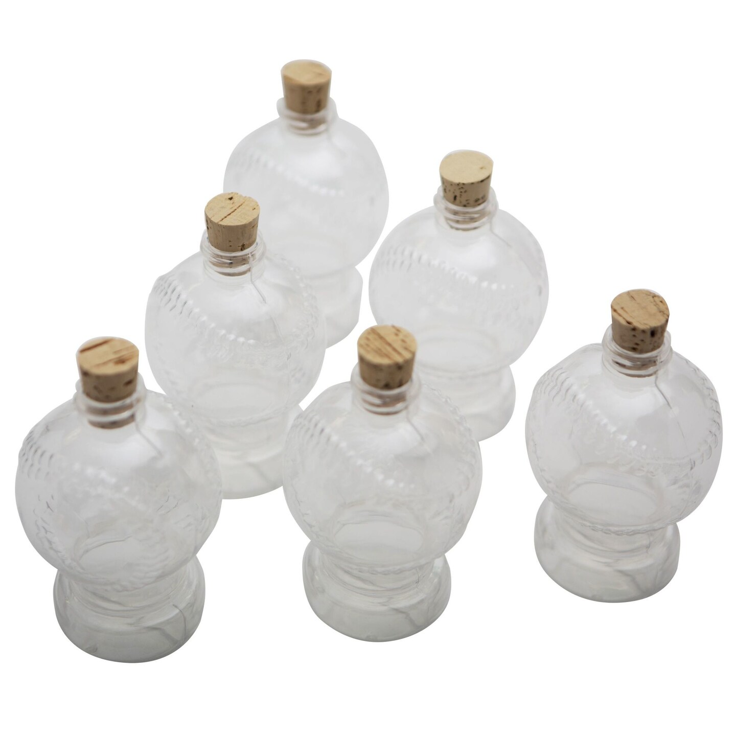 Baseball Sand Art Bottles (Pack of 6)