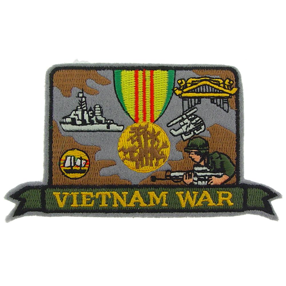 Vietnam War Hat Patch 2 3/4&#x22; x 5 1/4&#x22;
