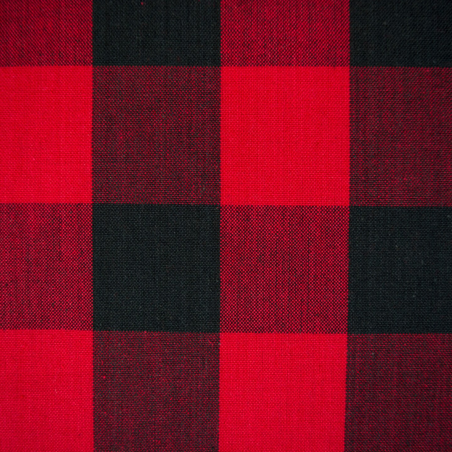 DII Red Buffalo Check Tablecloth