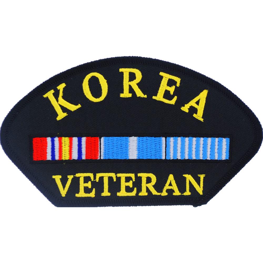 Korea Veteran Hat Patch 2 3/4&#x22; x 5 1/4&#x22;