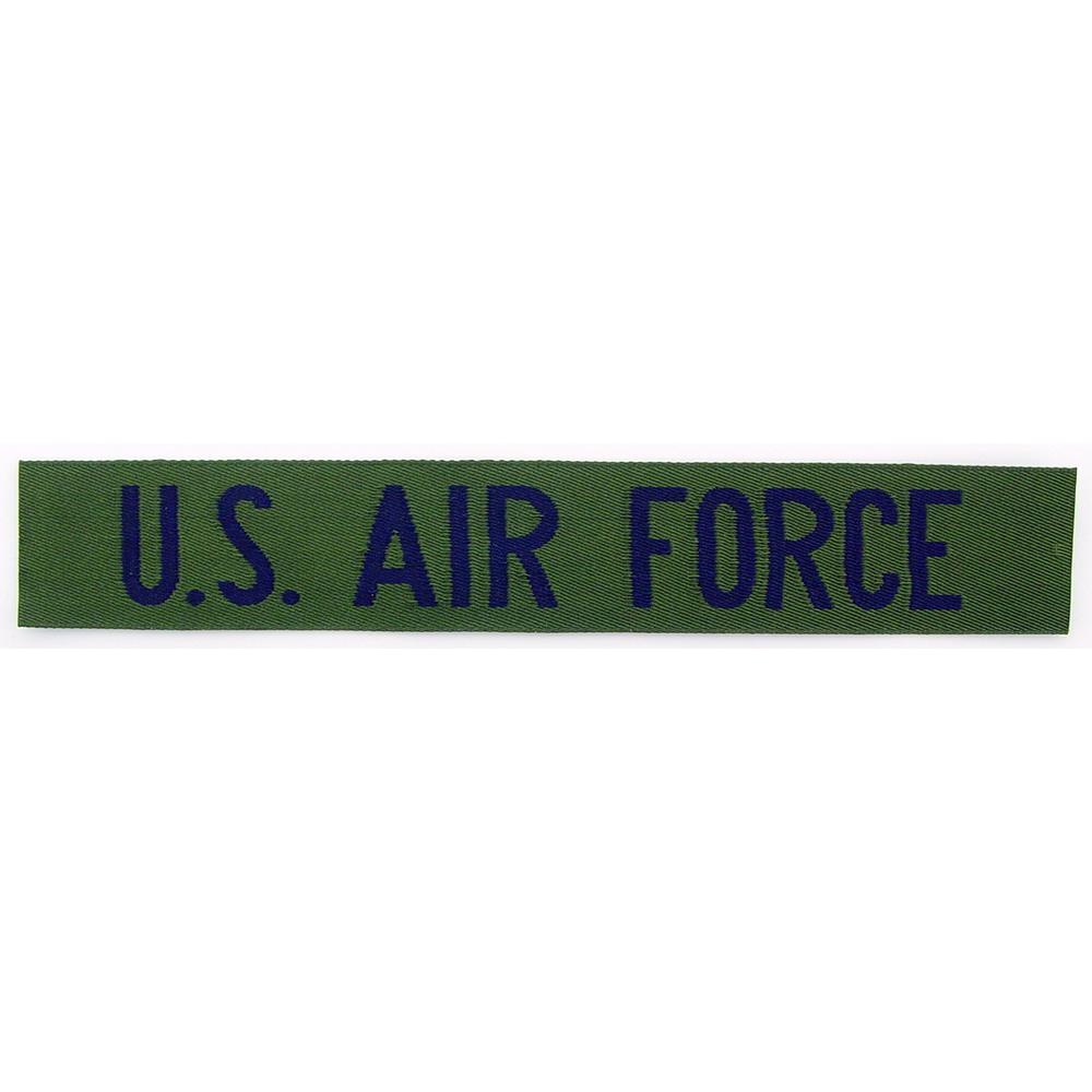 EagleEmblems PM0714 Patch-USAF,TAB (BLU/GRN) (Stiched) (1.125x5.5