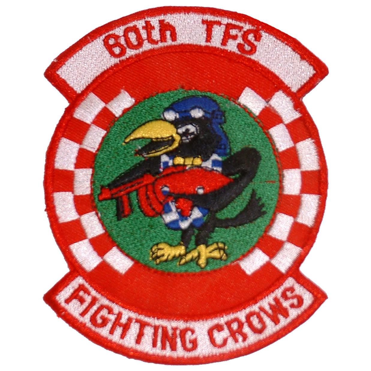 U.S. Air Force 60th TFS Fighting Crows Patch 3&#x22;