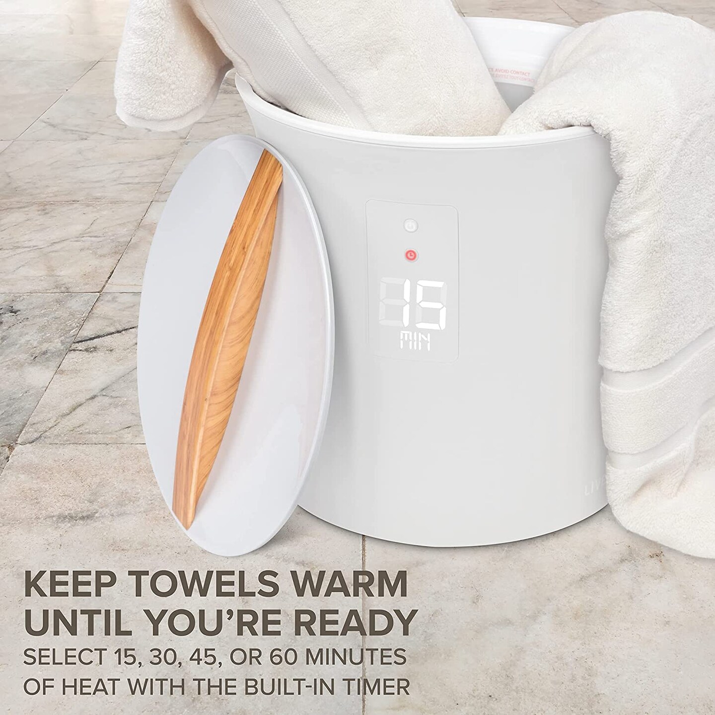 Live Fine Bathroom Towel Warmer, Small Blanket &#x26; Towel Heater