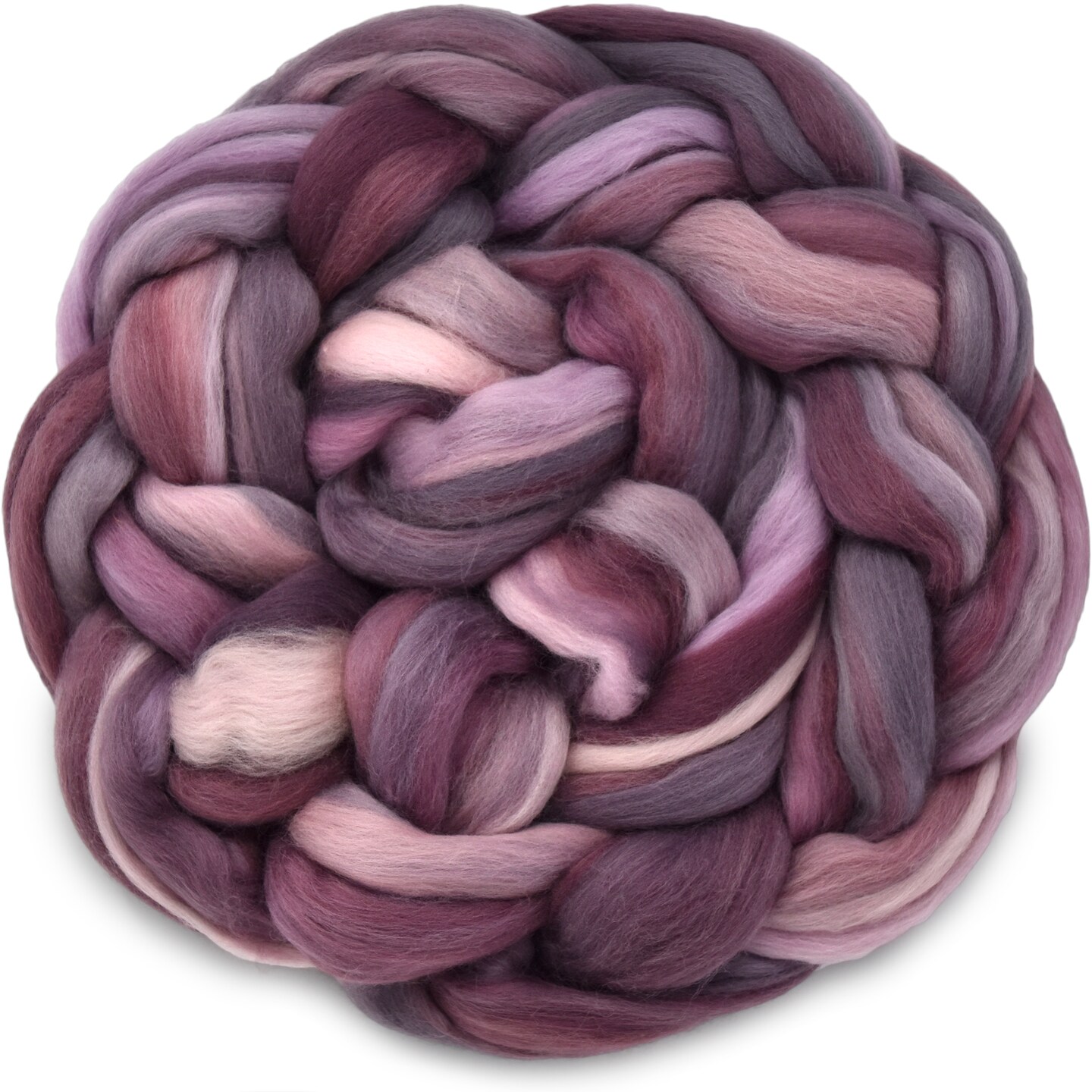 100% Superfine Merino Fiber: Top Notch. Soft Combed Top Roving Color Blend for Spinning, Felting, Weaving