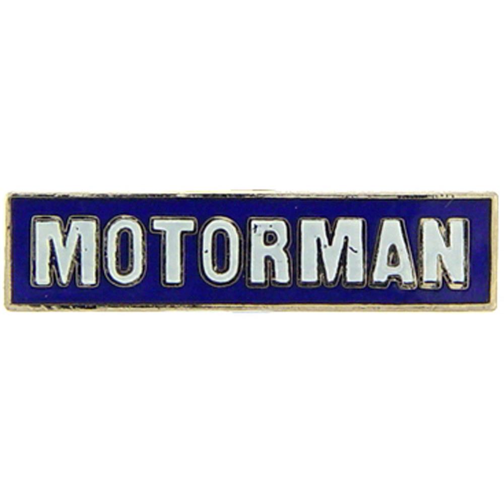 Motorman Pin Blue 1&#x22;