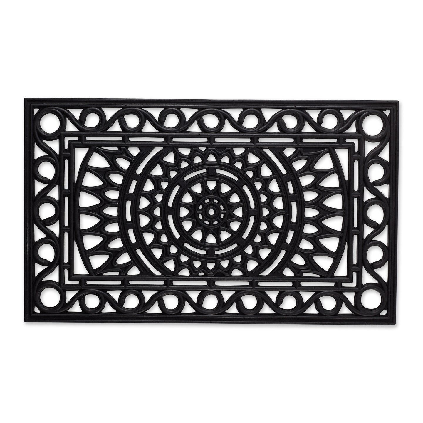 SUN SCROLL RUBBER DOORMAT