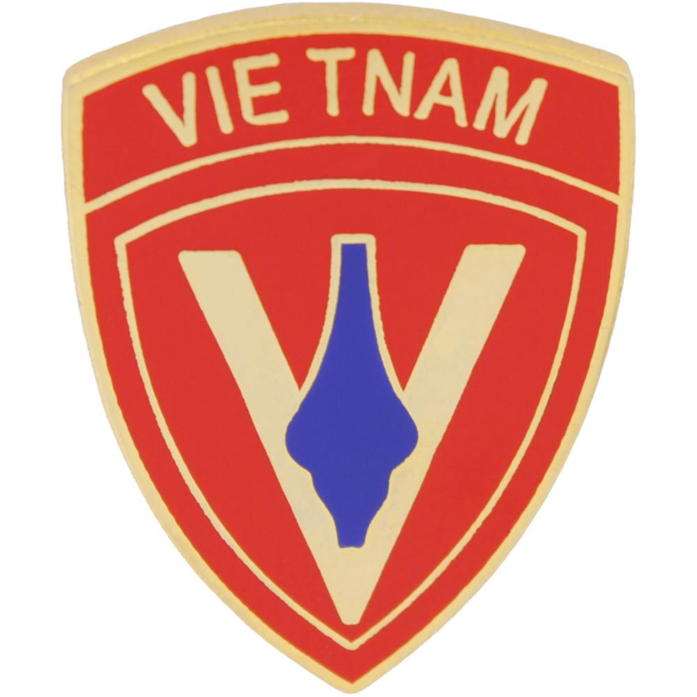 U.S.M.C. 5th Marine Division Vietnam Pin 1&#x22;