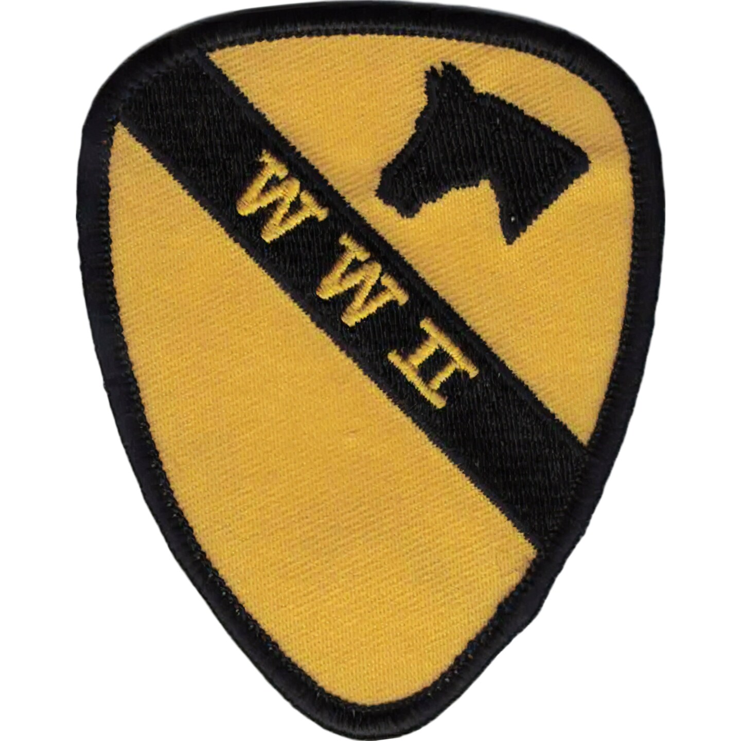 U.S. Army 1st Cavalry Division WWII Service Patch 3&#x22;
