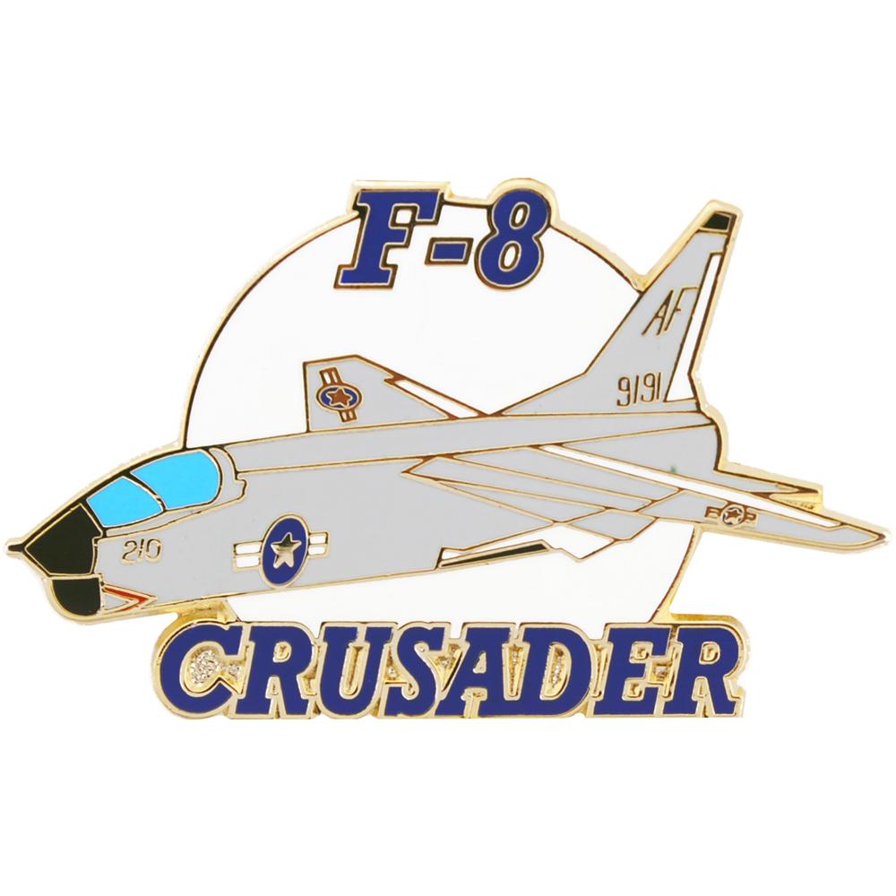 F-8 Crusader Airplane Pin 1 1/2&#x22;