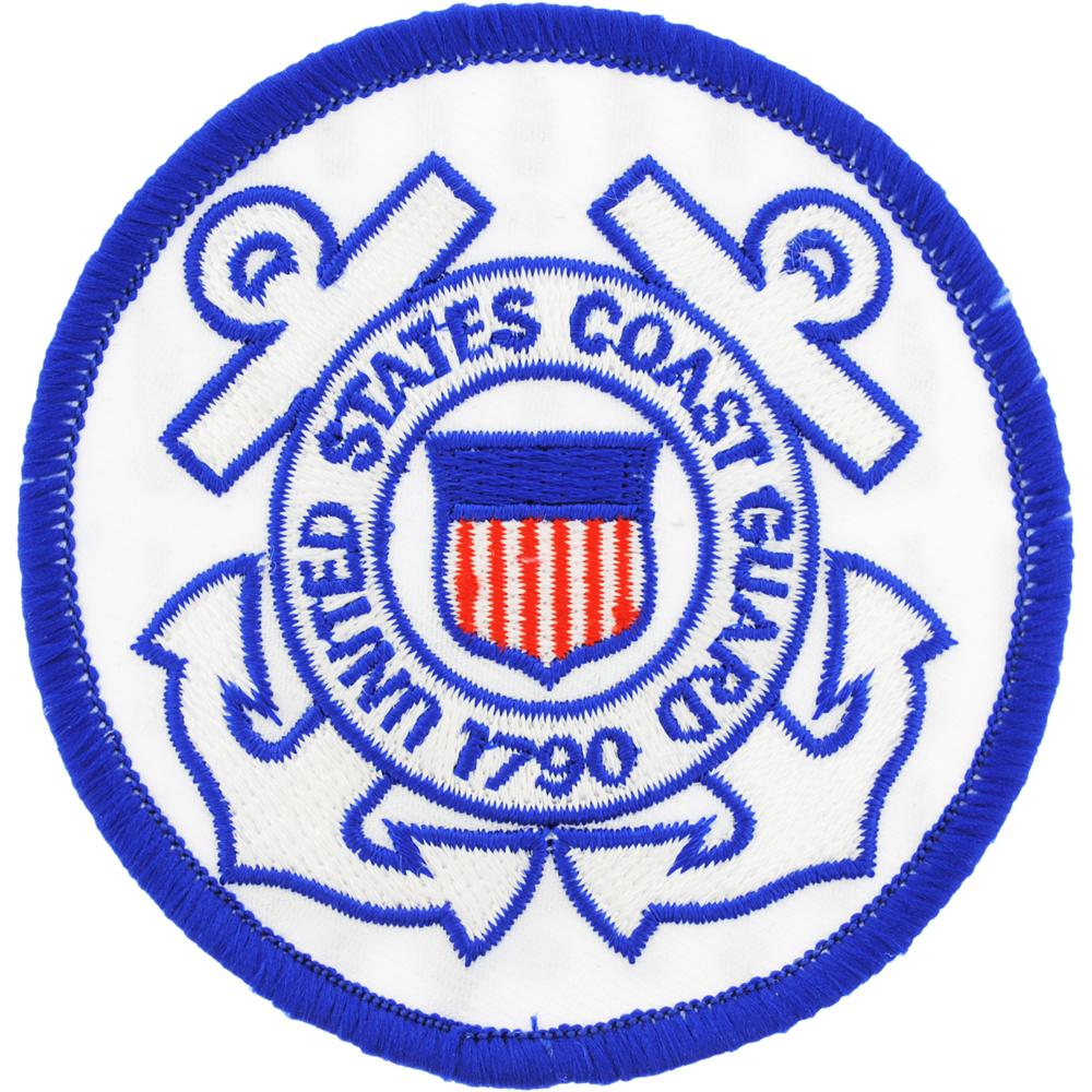 EagleEmblems PM0247 Patch-USCG Logo (03) (3&#x27;&#x27;)