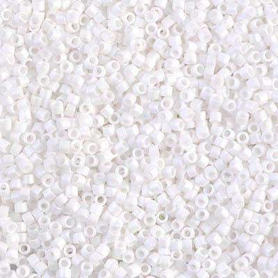 Miyuki Delica Bead 11/0, DB0351, Matte White, 50 grams