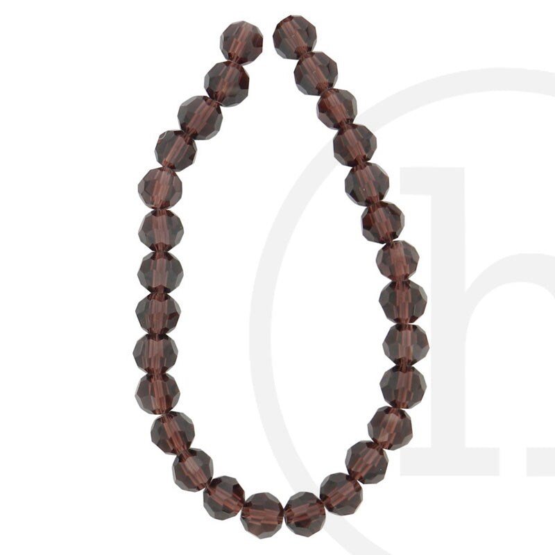 Glass Beads Faceted Round Amethyst Michaels