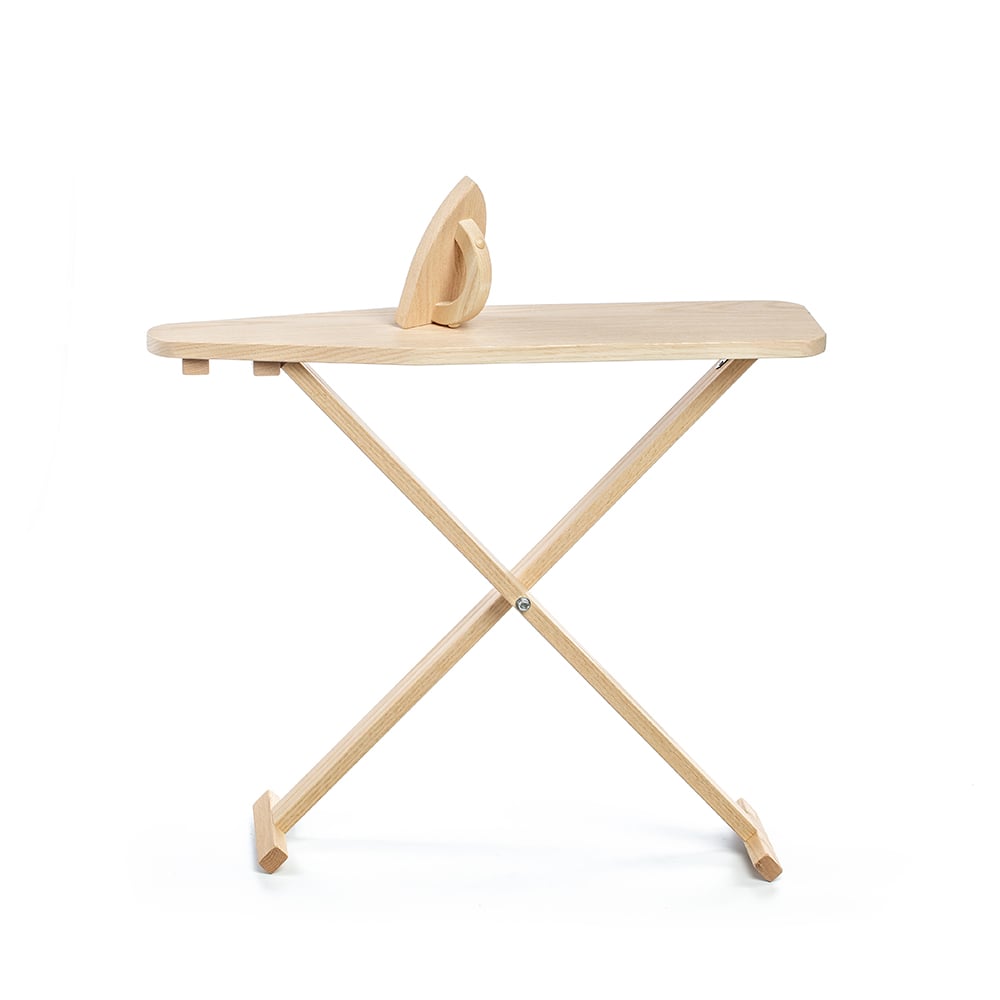 Lehman's Eli & Mattie Amish Made Wood Toy Ironing Board for Imaginary Play