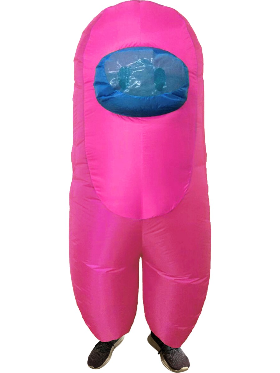 Adult's Pink Imposter Sus Crewmate Killer Inflatable Costume | Michaels