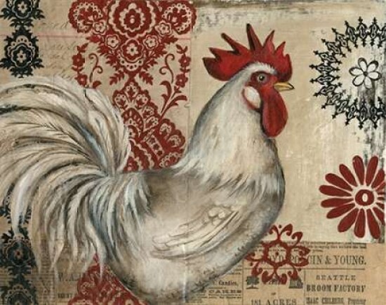 Classic Rooster I Poster Print by Kimberly Poloson - Item # VARPDXPOL322