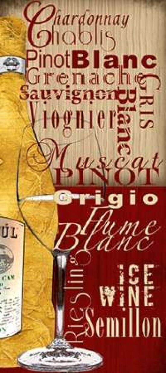 White Wine Poster Print by Lisa Wolk - Item # VARPDXLI1304