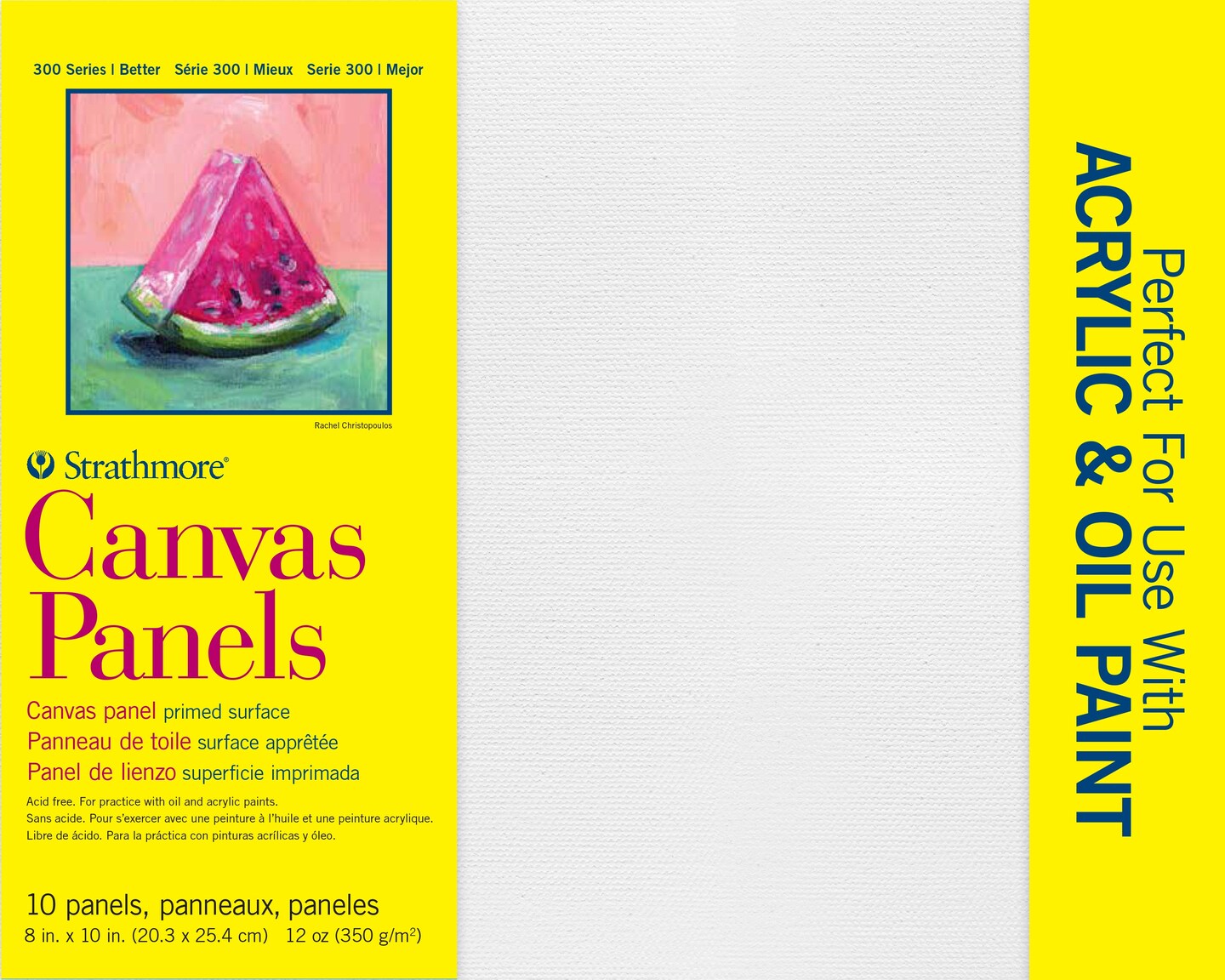 Strathmore Canvas Panels 10/Pkg-8&#x22;X10&#x22;