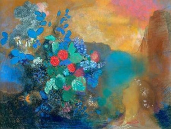 Ophelia among the flowers Poster Print by Odilon Redon - Item # VARPDX3AA2689