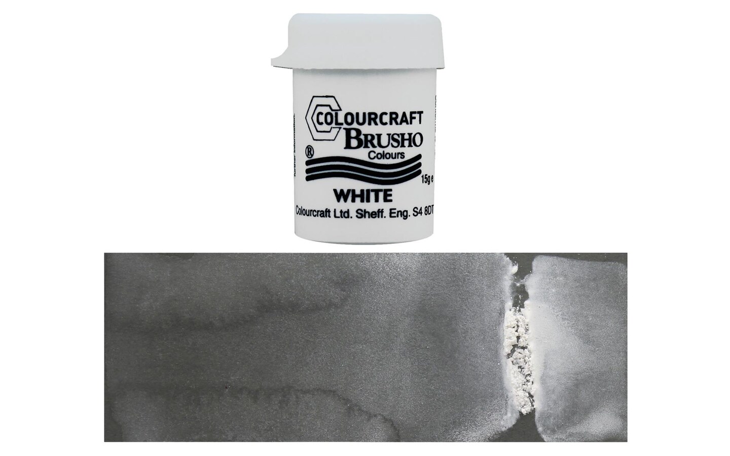 Brusho Crystal Color 15gr White
