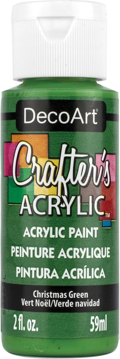 Crafter's Acrylic All-Purpose Paint 2oz Christmas Green