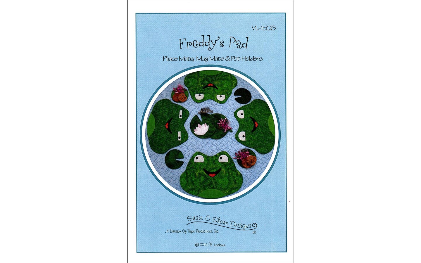 Susie C Shore Freddy&#x27;s Pad Placemat Ptrn