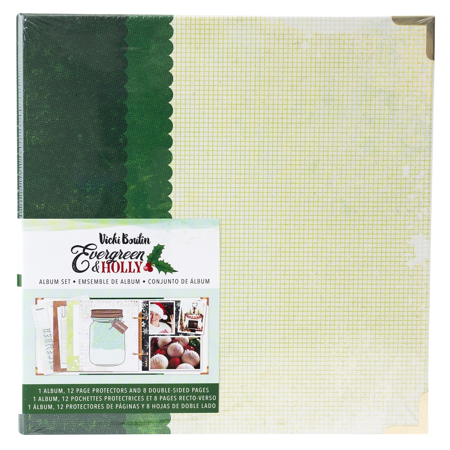 Vicki Boutin Evergreen &#x26; Holly Album Set 6&#x22;X8&#x22;