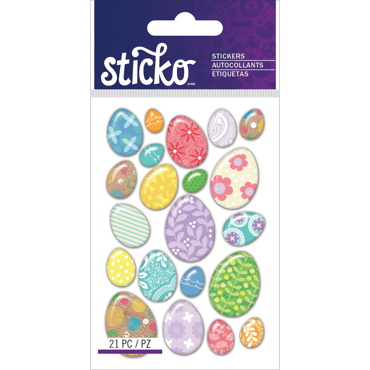 Sticko Stickers Easter Eggs Michaels