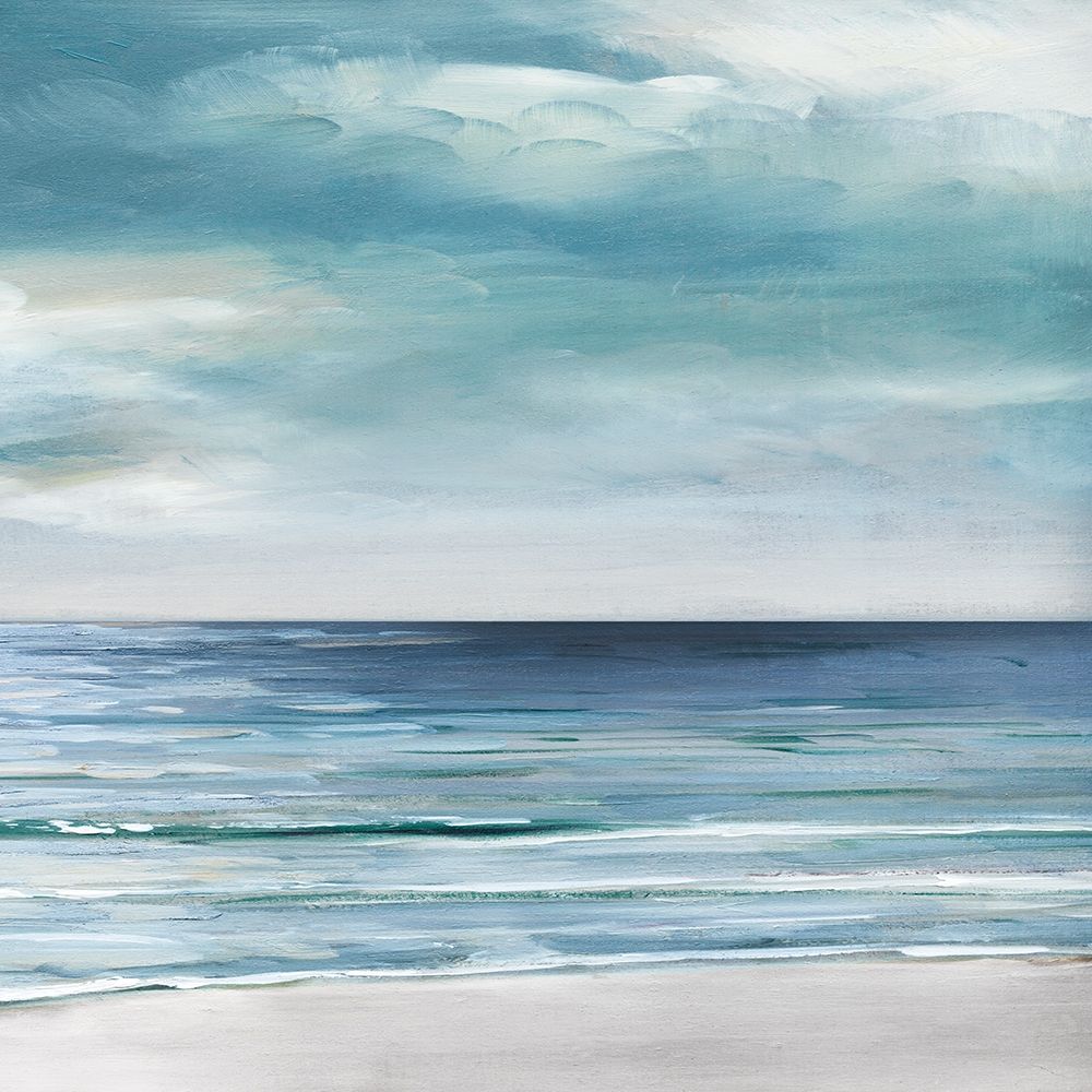 Blue Silver Shore - Detail II Poster Print by Sally Swatland - Item # VARPDX40167