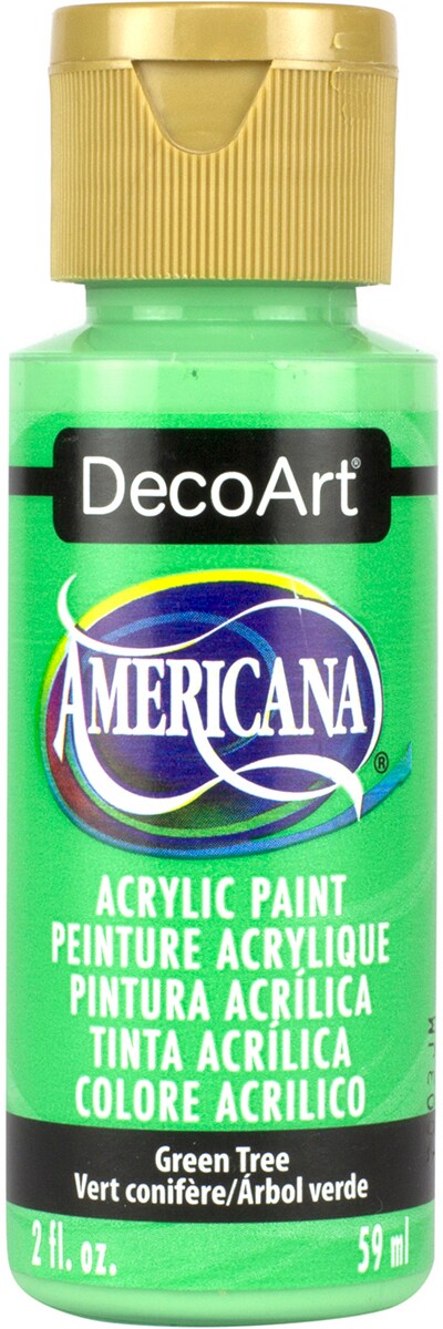 DecoArt Americana Acrylic Paint 59ml 2oz Greens