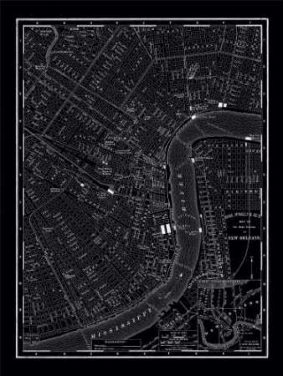 New Orleans 1895 Poster Print by 1895 Vintage Map - Item # VARPDXCC3310