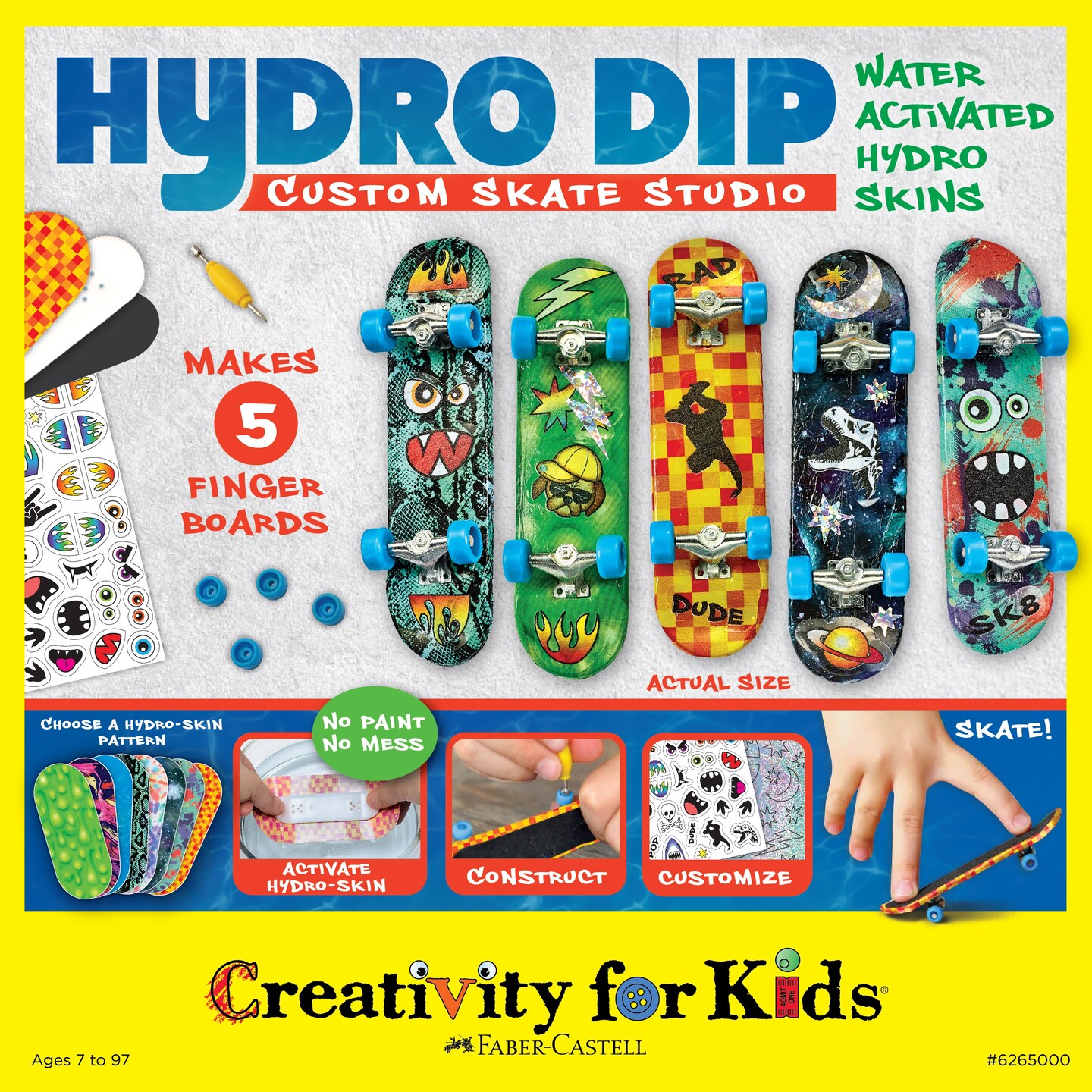 Creativity For Kids Hydro-Dip Custom Skate Studio