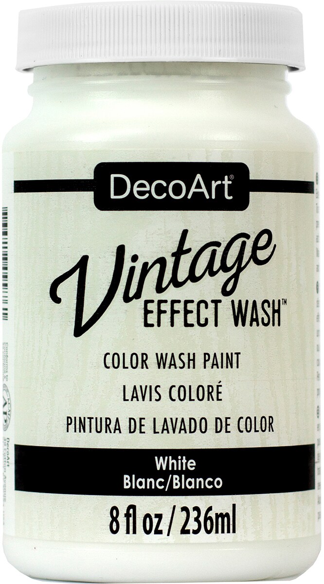 DecoArt Vintage Effect Wash Paint 8ozWhite Michaels