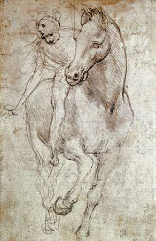 Horse and Rider Poster Print by  Leonardo Da Vinci - Item # VARPDX277243