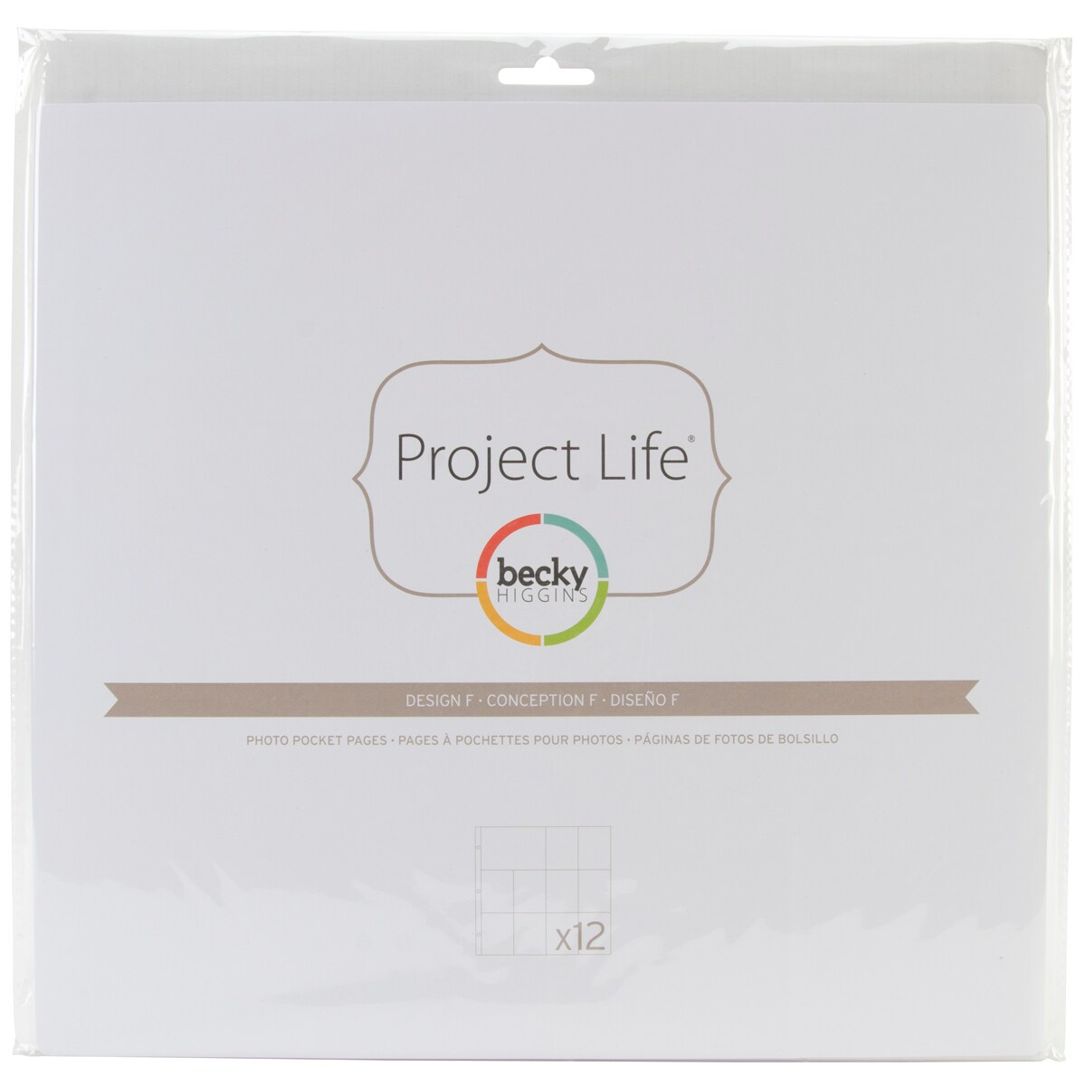 Project Life Photo Pocket Pages 12/Pkg-Design F