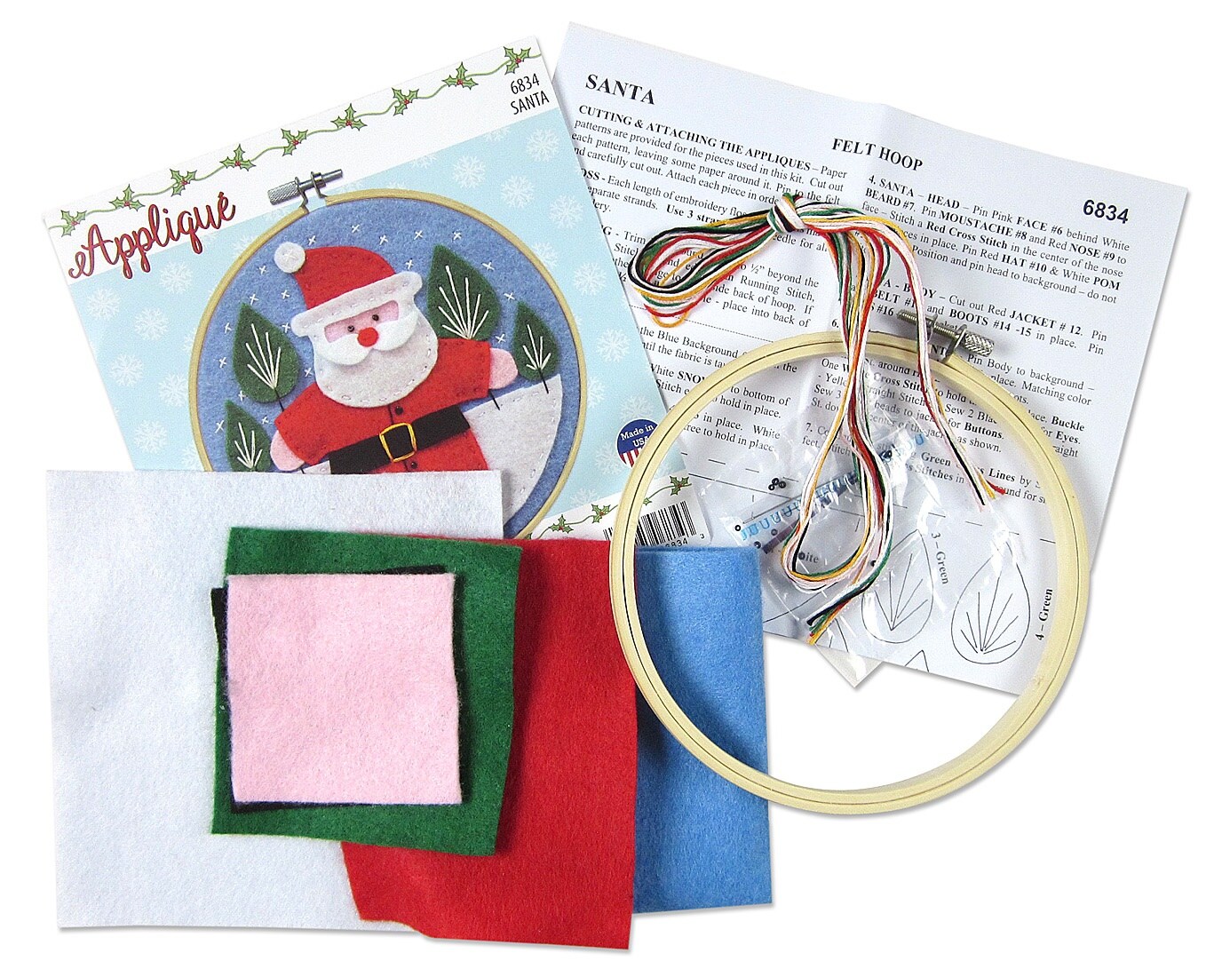 Design Works Felt Applique Kit 6" RoundSanta Michaels