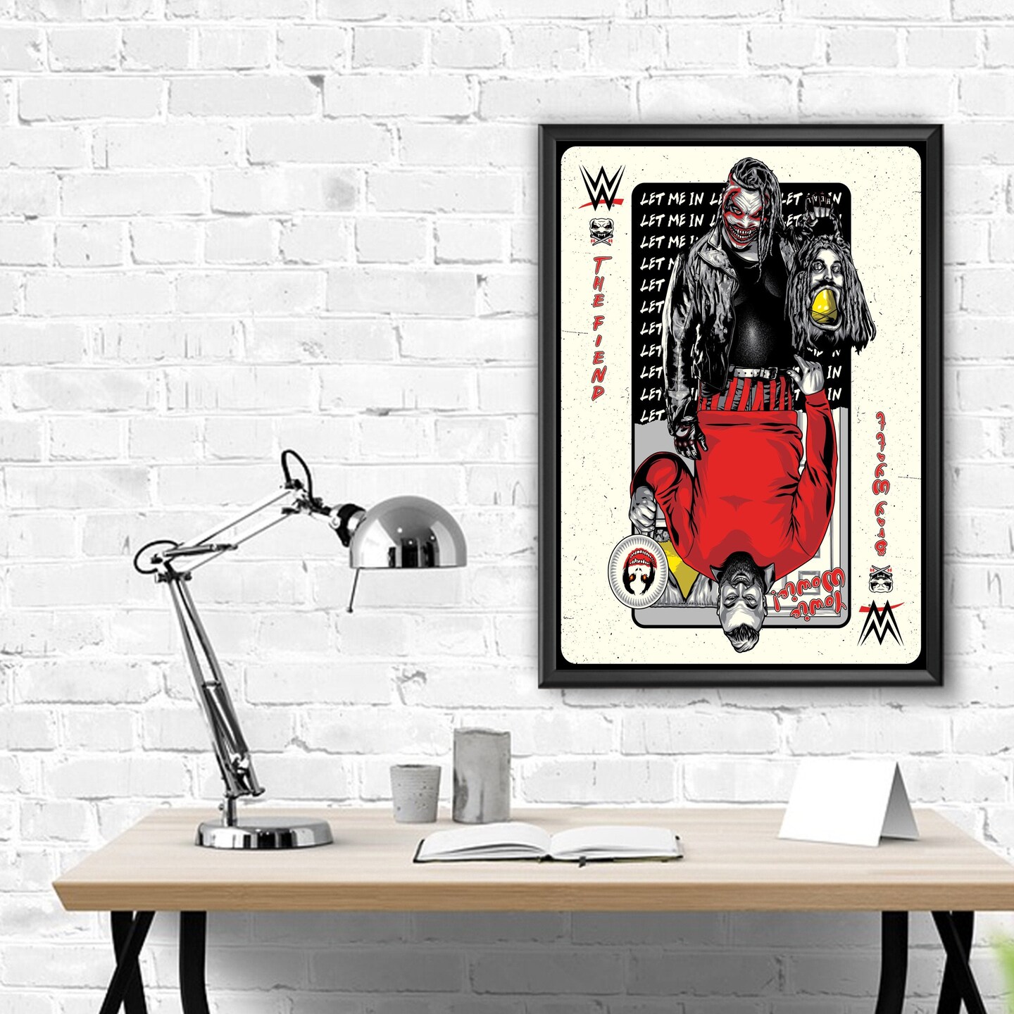 Phenom Gallery WWE Bray Wyatt &#x22;The Fiend Is Wild&#x22; 18&#x22; x 24&#x22; Serigraph