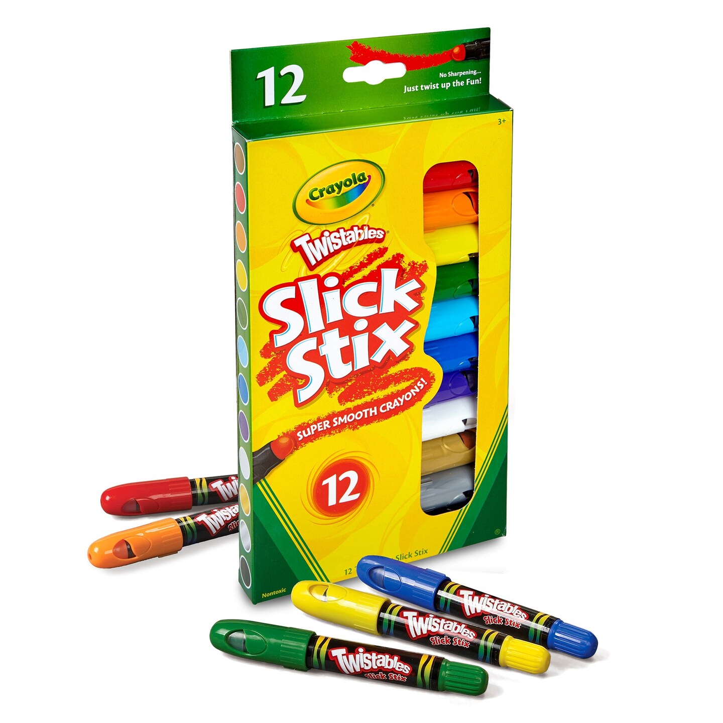 Crayola Twistables Slick Stix-12/Pkg