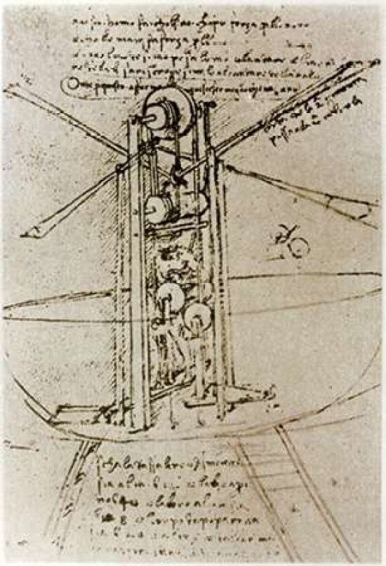 Drawing of a Flying Machine Poster Print by  Leonardo Da Vinci - Item # VARPDX277240