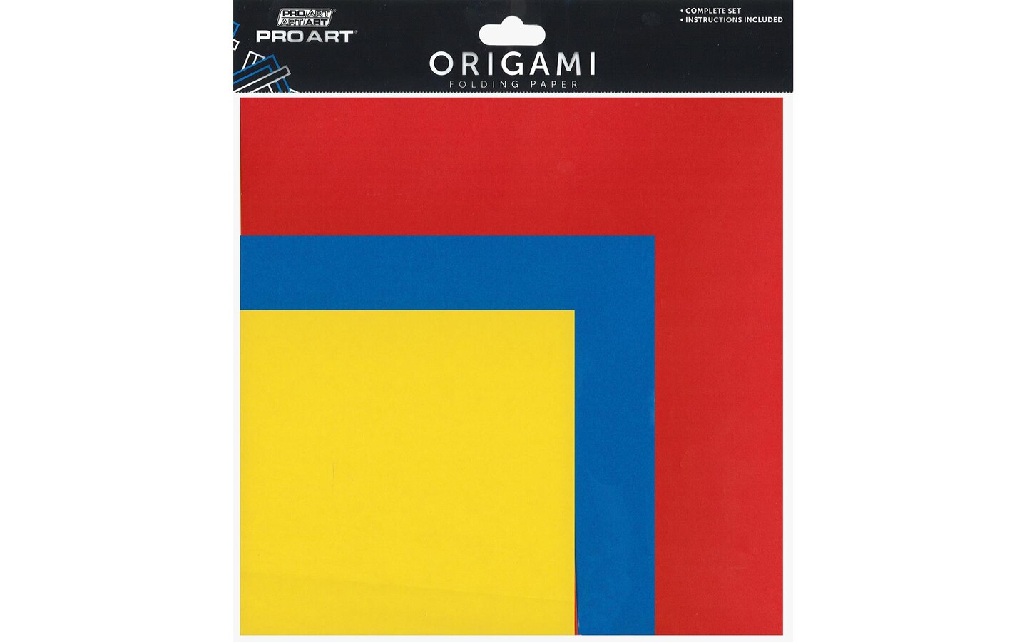 Pro Art Origami Paper 3 Medium Sizes Astd Size40pc