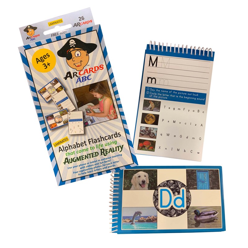AR Cards ABC, Alphabet Augmented Reality Flashcards & Workbook | Michaels
